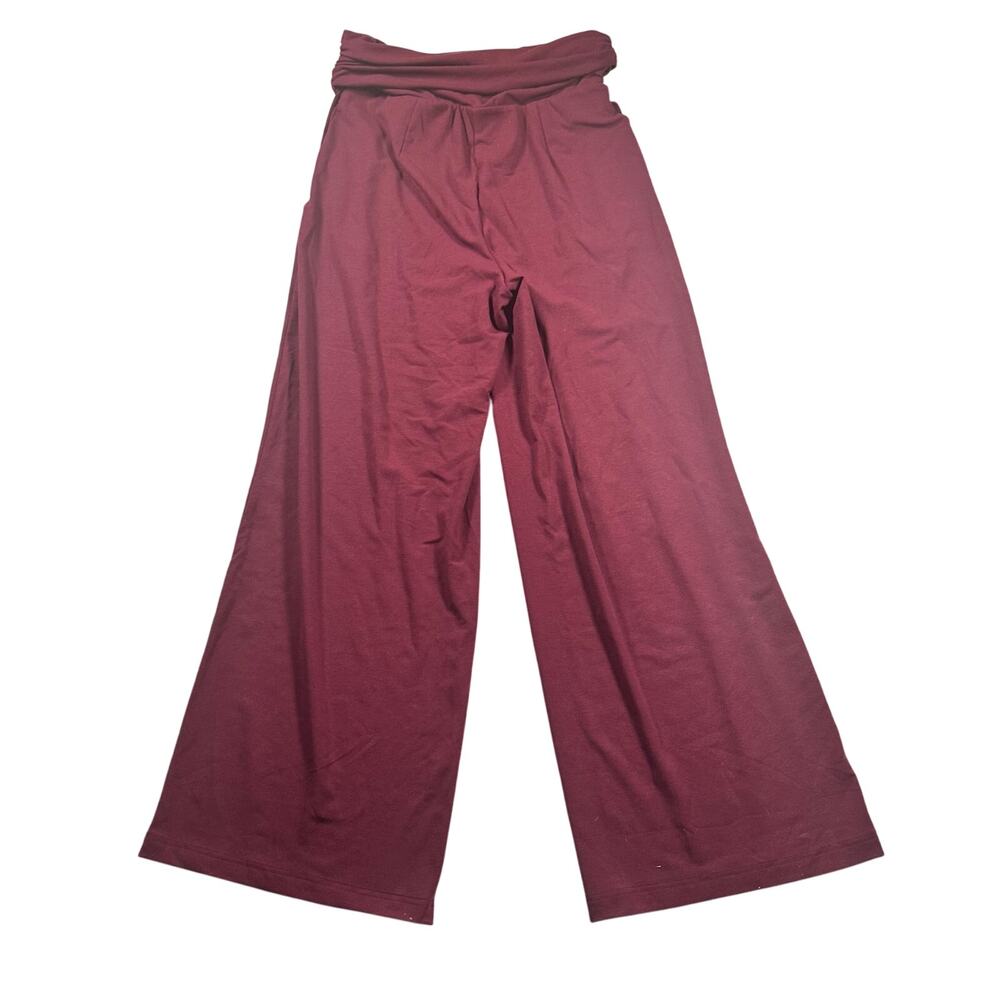 OGL Foldover Waist Pant Garnet Berry M NWT - Picture 6 of 6
